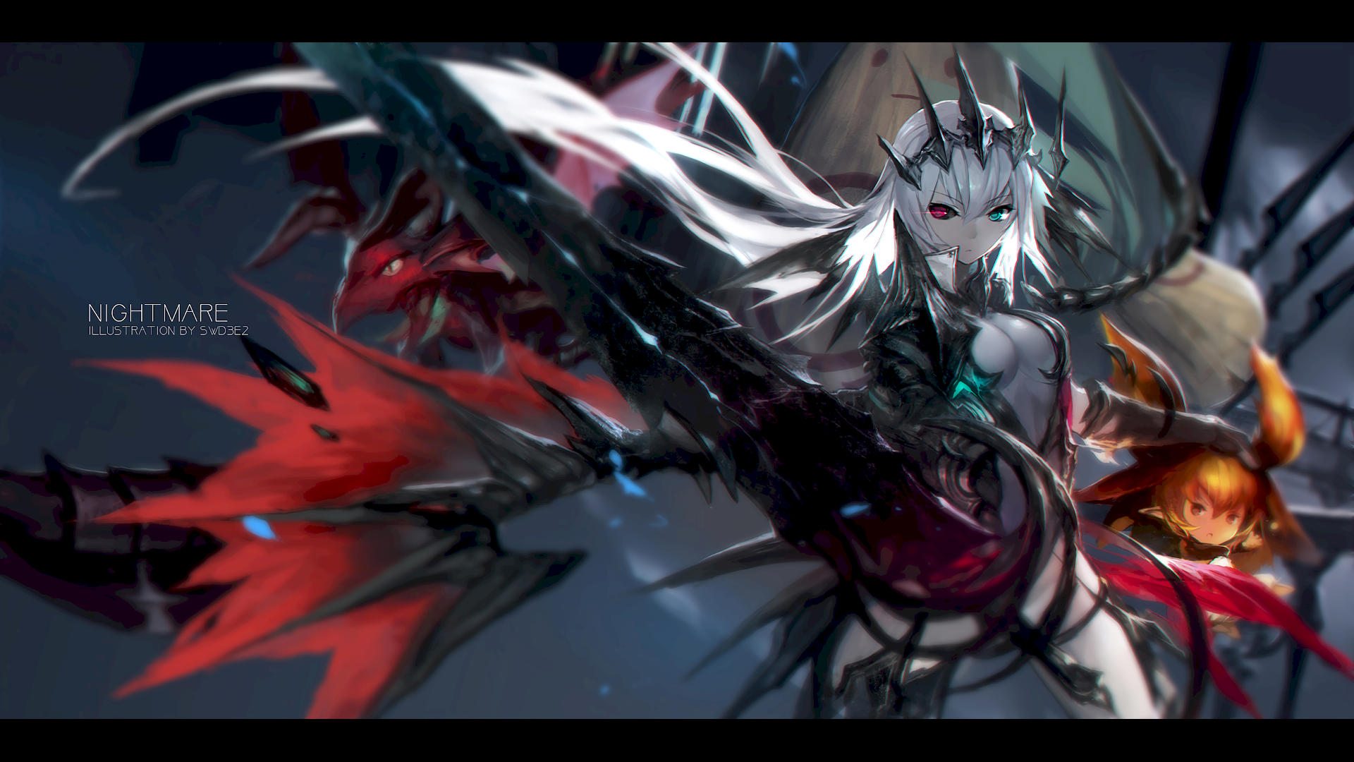 Nights Of Azure Nightlord - HD Wallpaper 