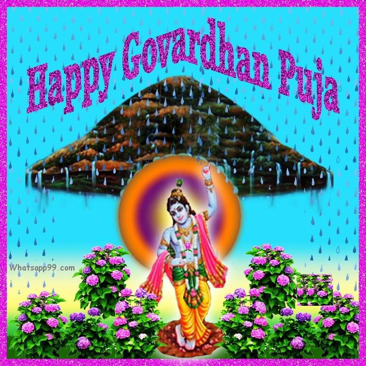 Happy Govardhan Puja Wishes Graphic - Govardhan Puja Images Download - HD Wallpaper 