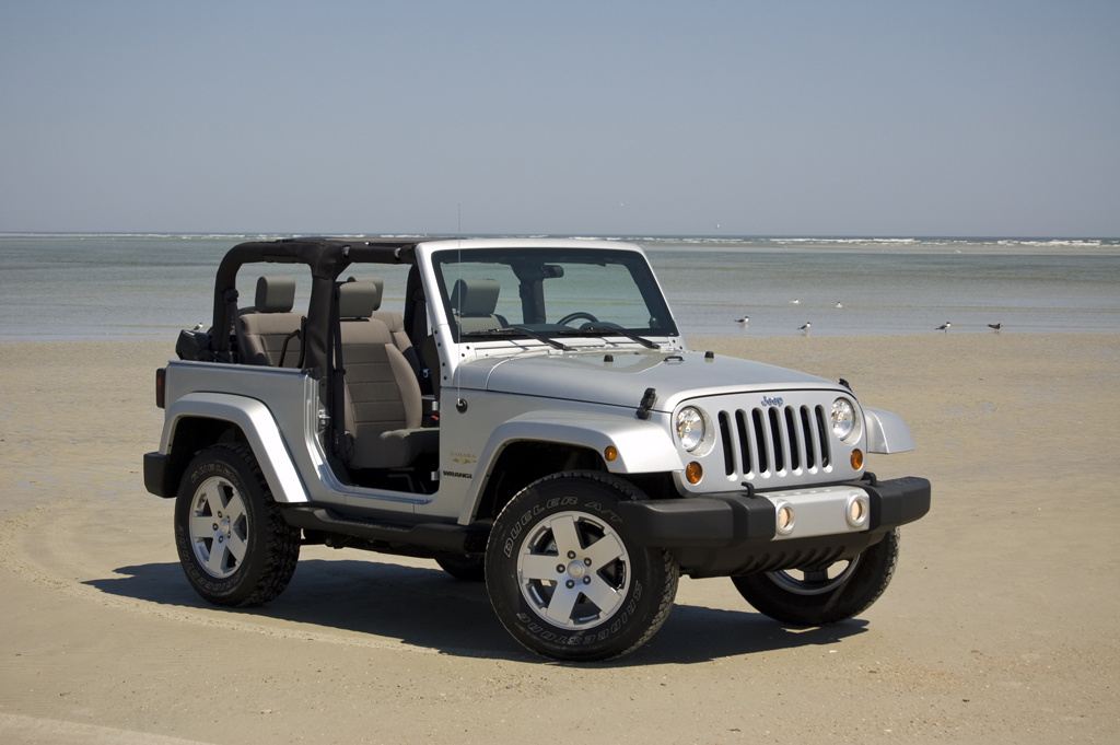 Jeep Wrangler 37 Cool Car Wallpaper - Jeep On A Beach - HD Wallpaper 