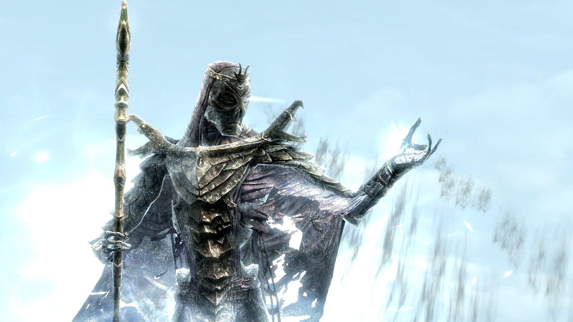 High Resolution Skyrim Hd 1080p Wallpaper Id - Skyrim Dragon Priest - HD Wallpaper 