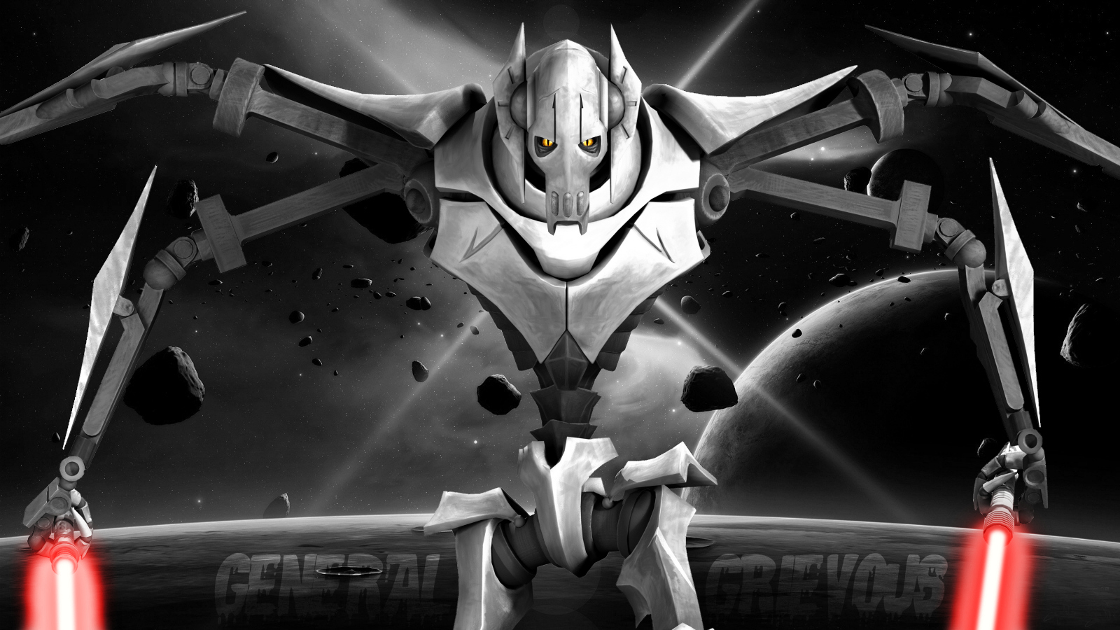 General Grievous Fan Art - HD Wallpaper 