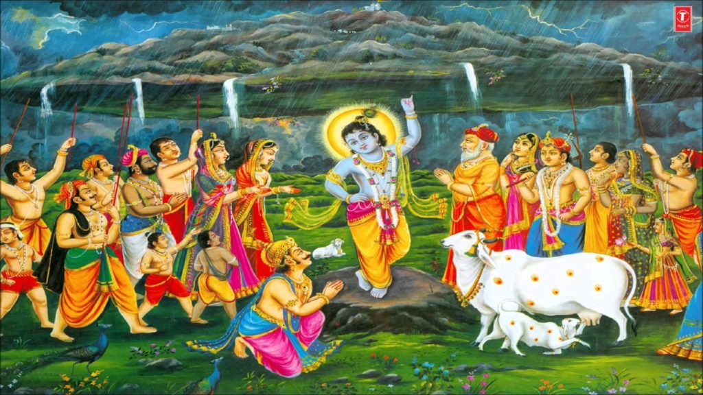 Govardhan Puja - HD Wallpaper 