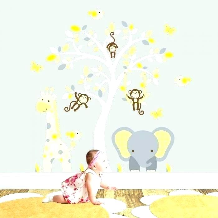 Mural Bebe Niña Elefante - HD Wallpaper 