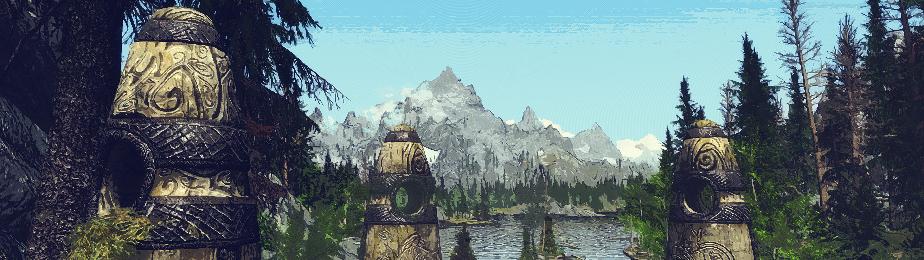 The Elder Scrolls V Skyrim 3840x1080 Wallpaper Teahub Io