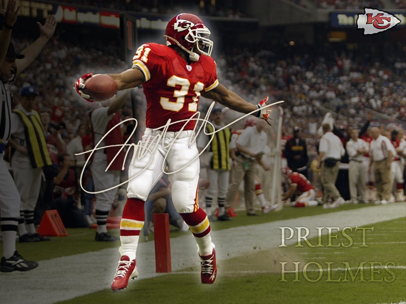 Priest Holmes - HD Wallpaper 