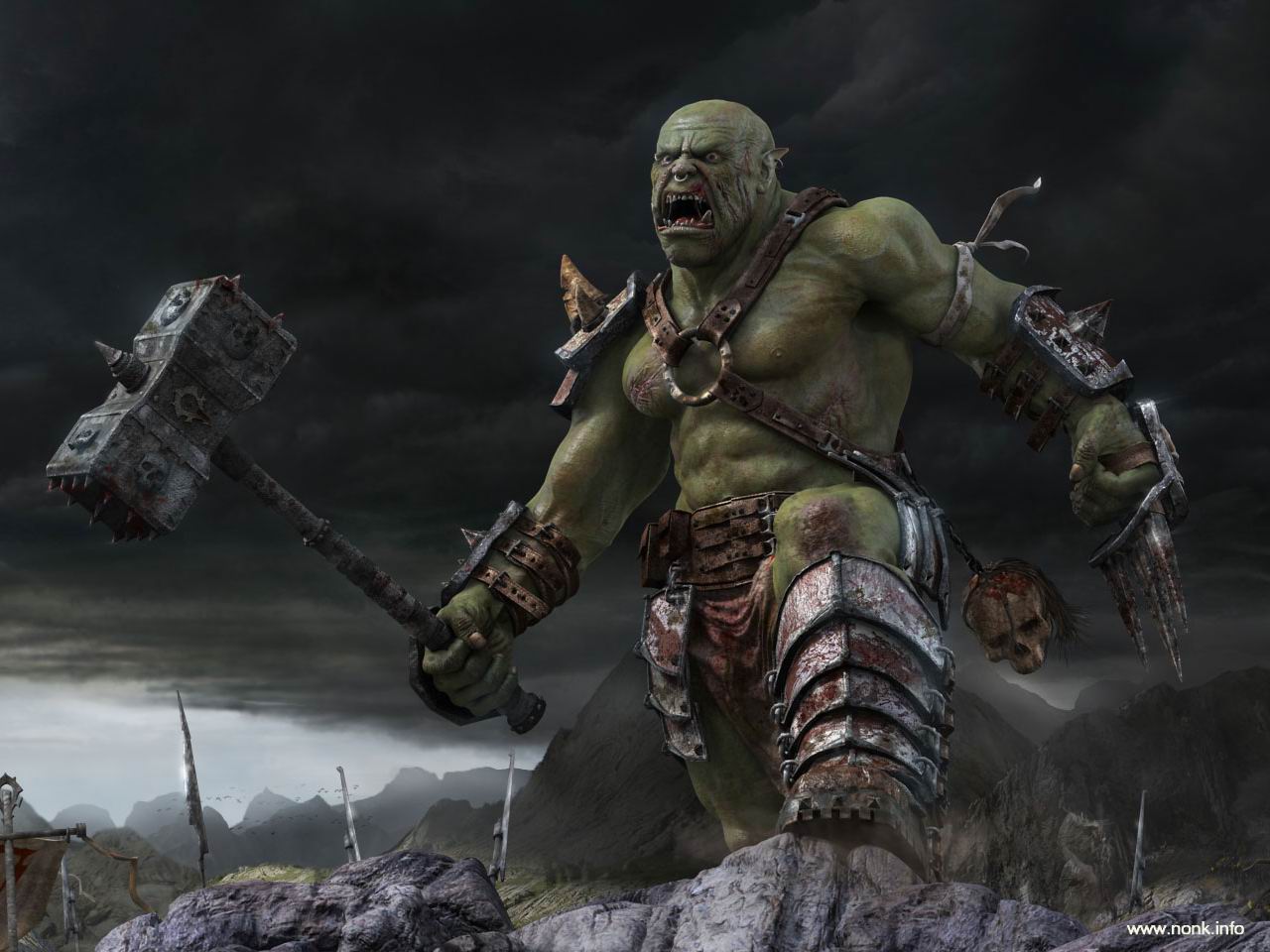 Http - //1 - Bp - Blogspot - Com/ Pyr8/s1600/orc Warrior - Danny Devito Dnd Character - HD Wallpaper 