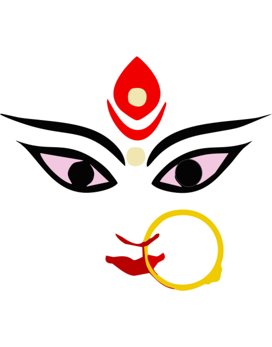 Maa Durga Logo Png - 870x1110 Wallpaper 