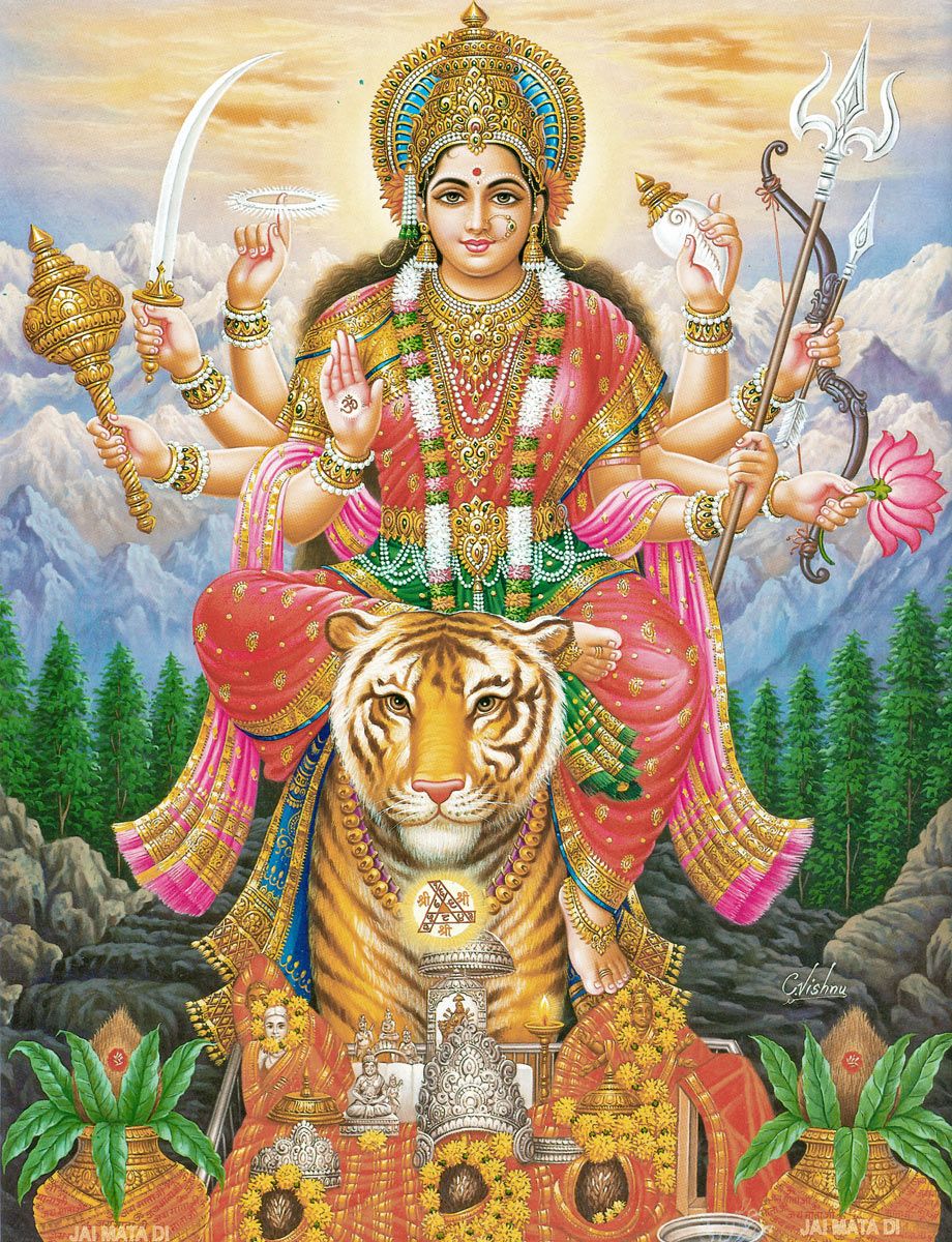 Goddess Durga - HD Wallpaper 