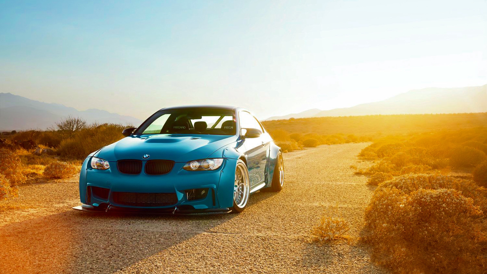 Wallpaper Bmw, M3, E92, Blue, Desert - Bmw M3 Hd Wallpaper 1080p - HD Wallpaper 