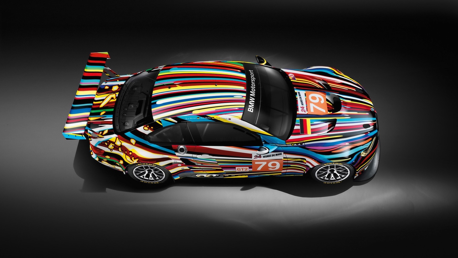 Wallpaper Colorful Bmw Motorsport - Bmw M3 Gt2 Art Car - HD Wallpaper 