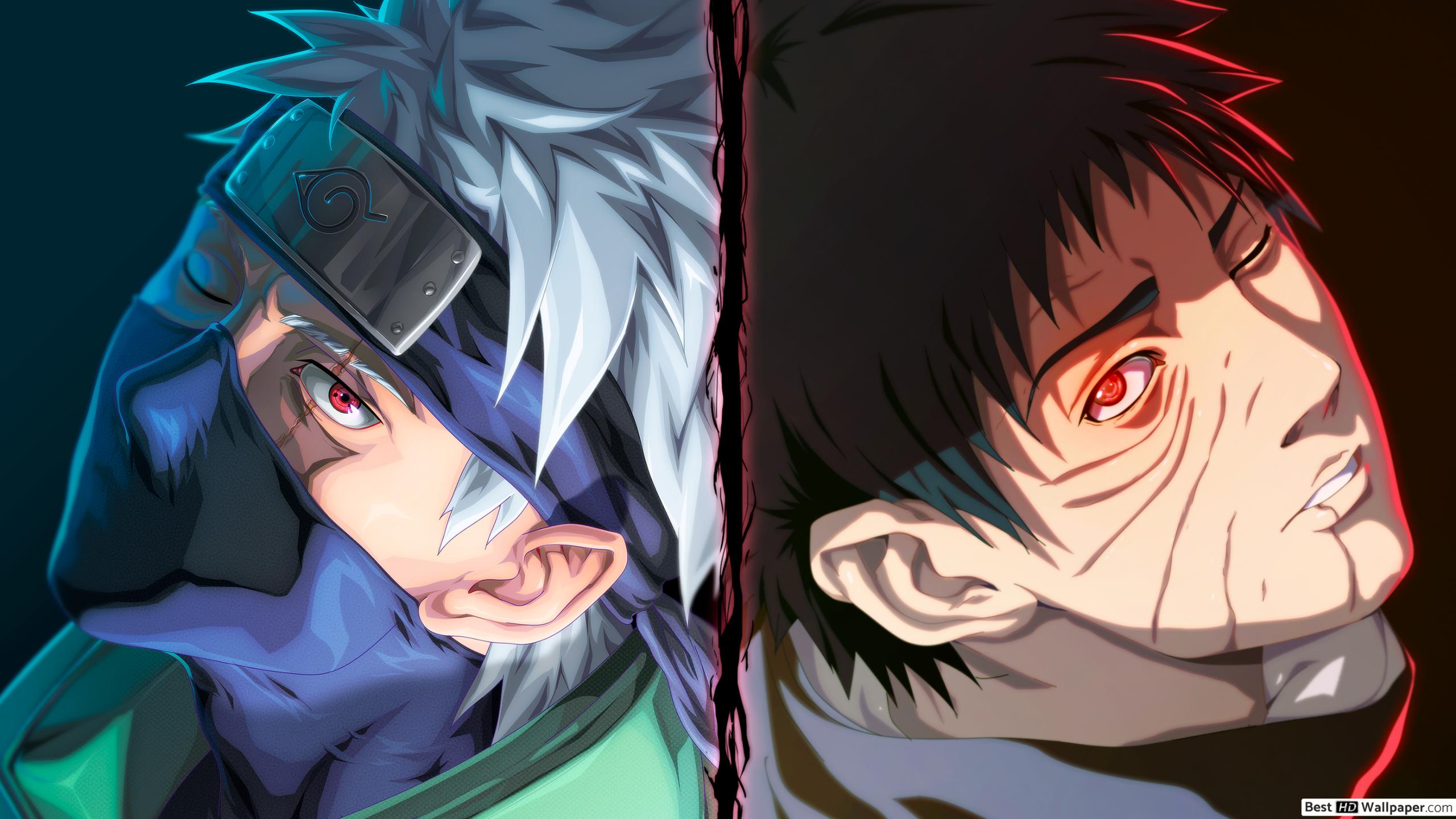 Обито Учиха И Какаши - HD Wallpaper 