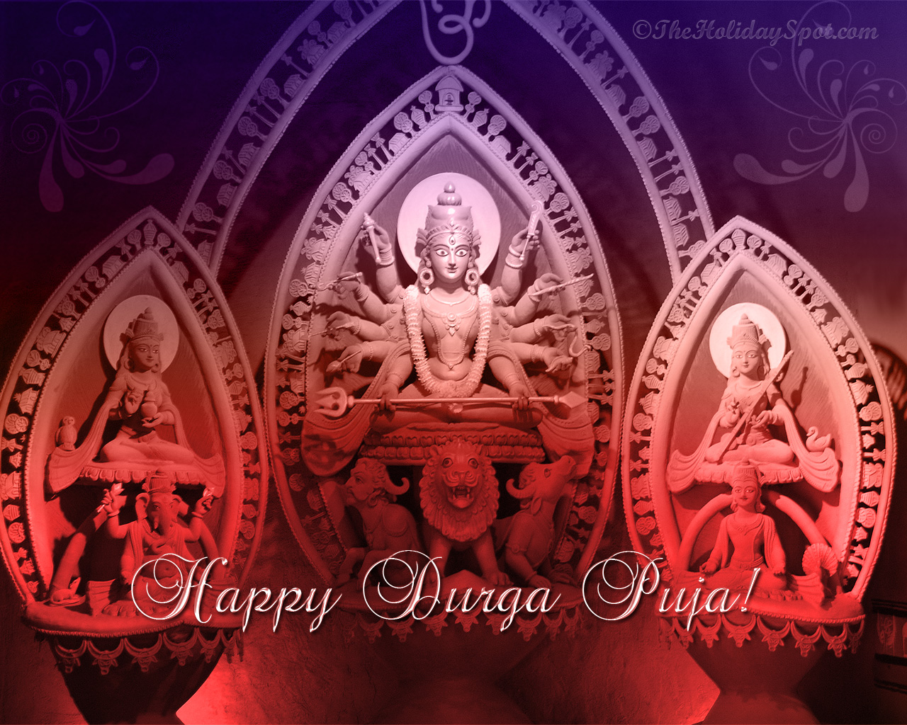 Happy Durga Puja - HD Wallpaper 