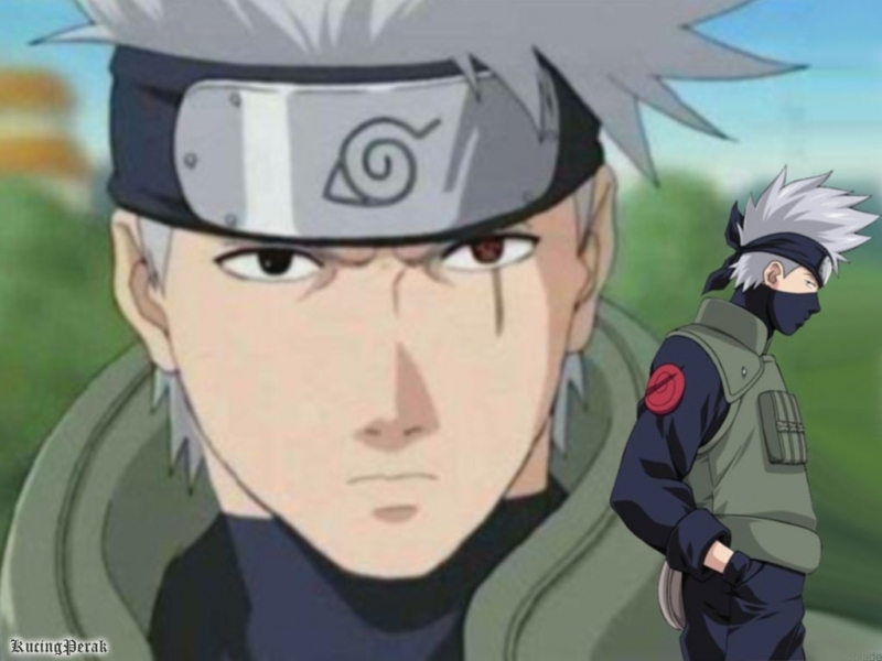 Kakashi - Anime Character With Gray Hair - HD Wallpaper 