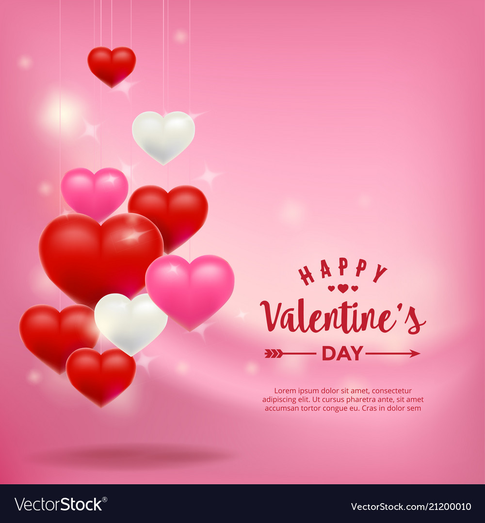 Valentines Background Design - HD Wallpaper 