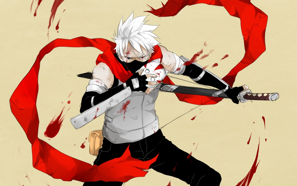 Kakashi Anbu With Scarf - HD Wallpaper 