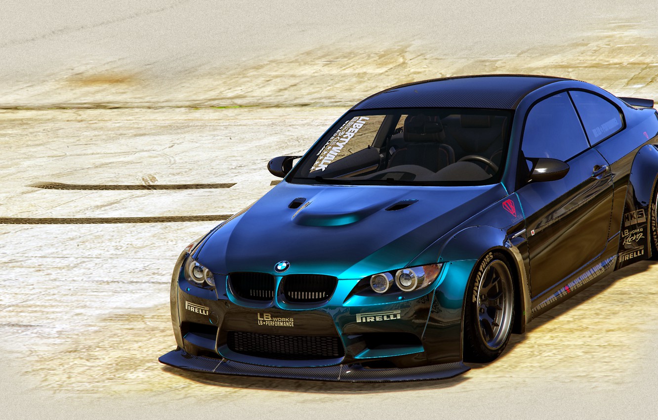 Photo Wallpaper Bmw, E92, Gta, Gta5, Fashion, Bmw 3 - Bmw M3 - HD Wallpaper 