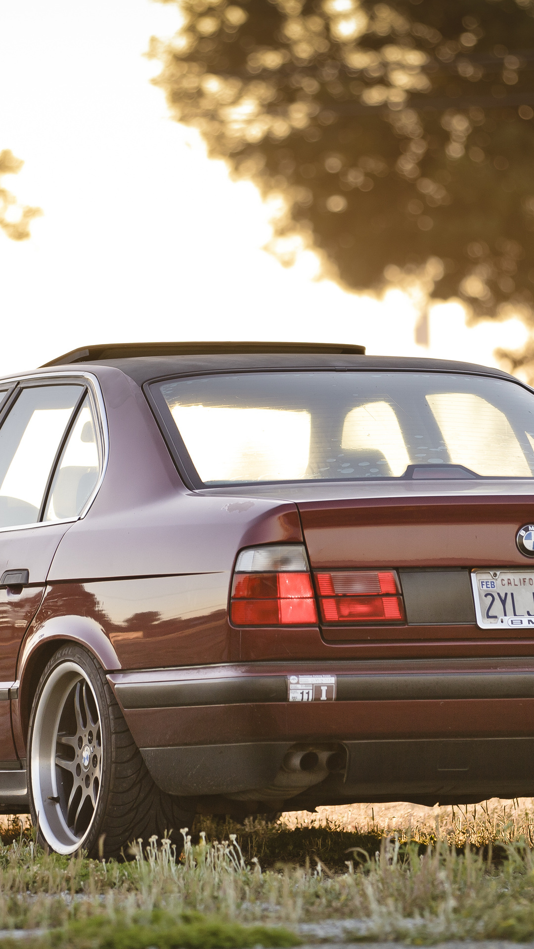 Tuning, Stance, Bmw E34, Classic, Lights, Bmw, 525 - Bmw E34 - HD Wallpaper 