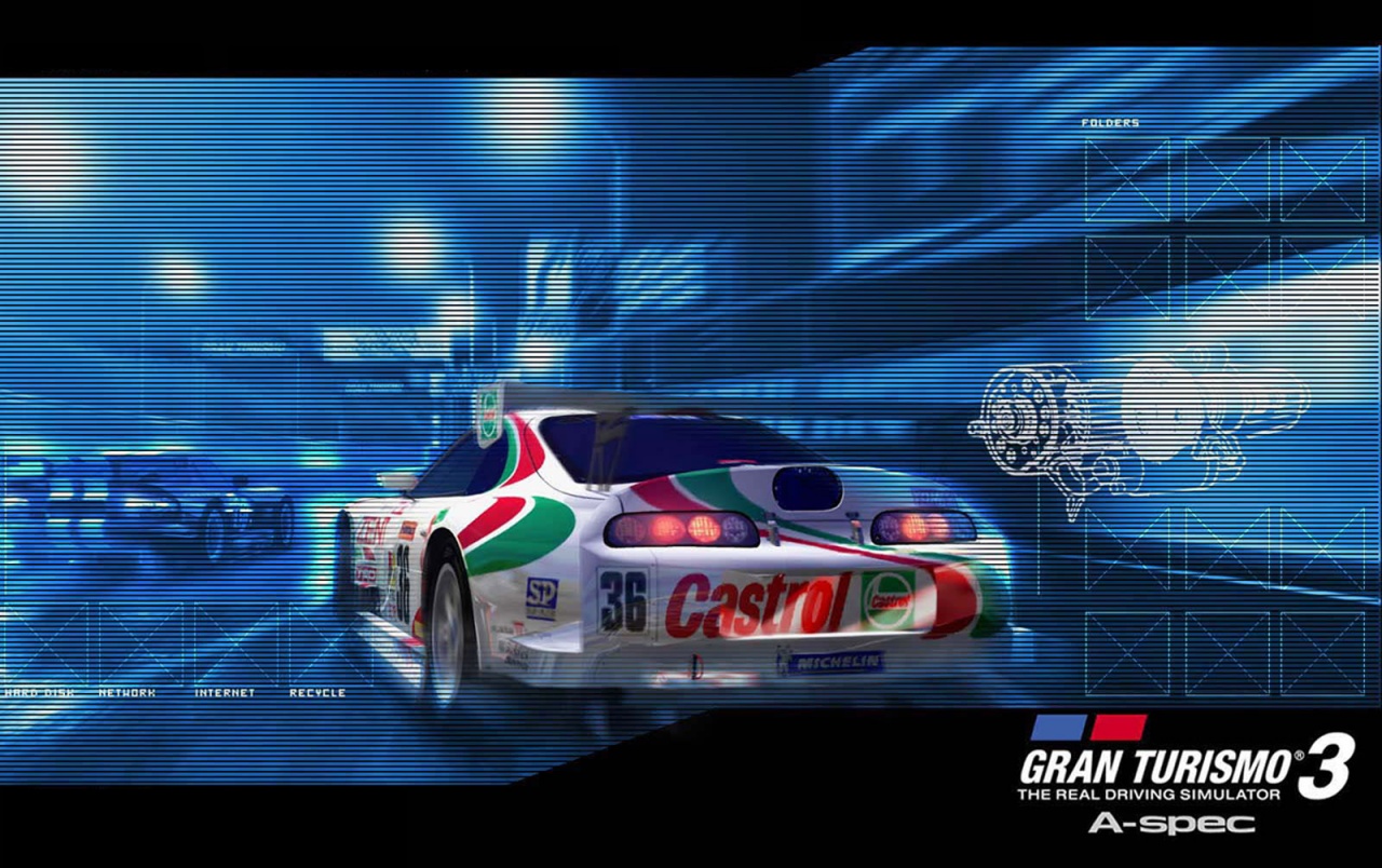 Gran Turismo 3 Wallpapers - Gran Turismo 3 Supra - HD Wallpaper 