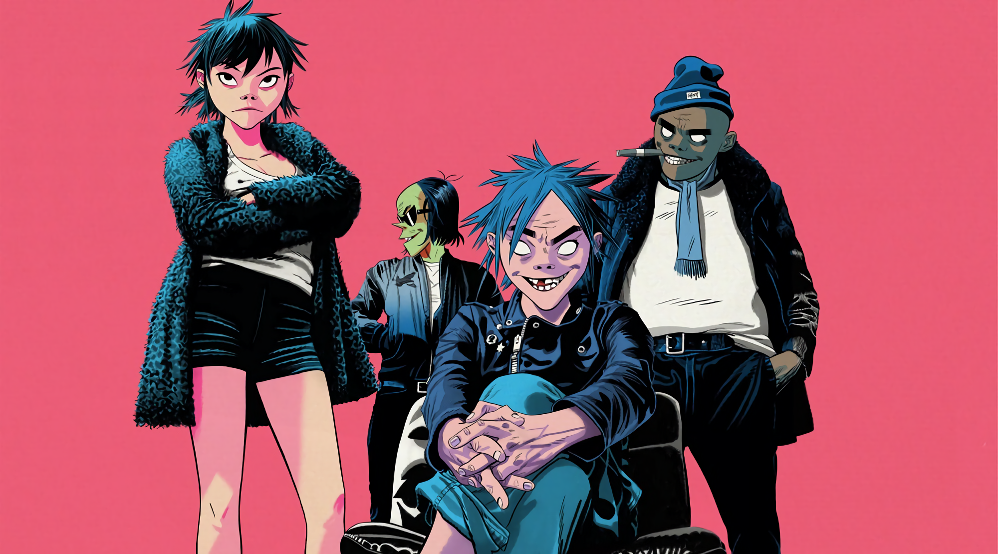 Gorillaz The Now Now - 2000x1110 Wallpaper Gorillaz The Now Now - 2000x1110 Wallpaper