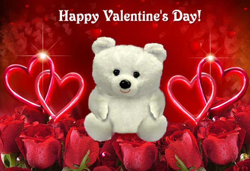 Romantic Valentines Day Wallpapers And Hd Images - Cute Happy Valentines Day - HD Wallpaper 