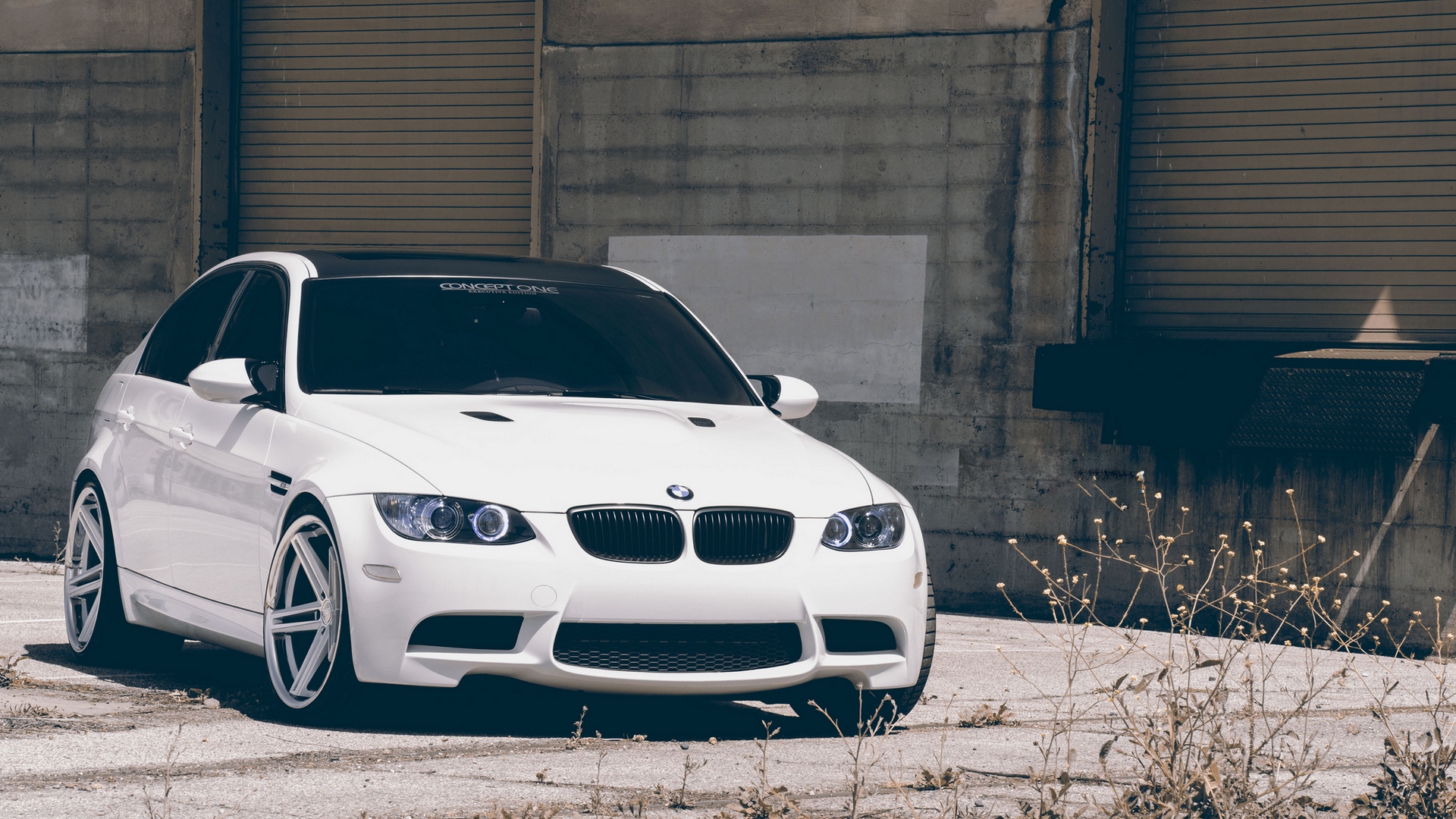 Wallpaper Bmw, M3, E90, White, Front View - Concept One Cs55 - HD Wallpaper 