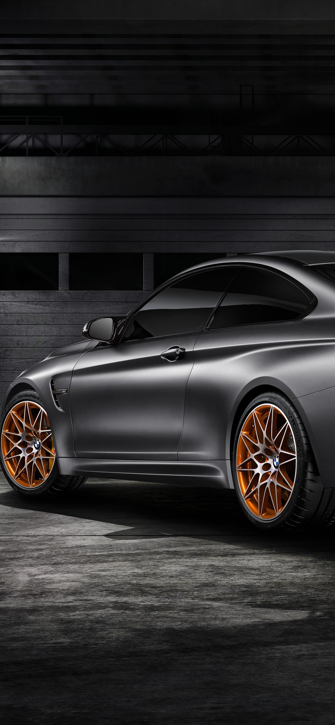 Iphone Wallpaper Bmw M4 Gts Silver Car Rear View - Bmw M4 Gts - HD Wallpaper 