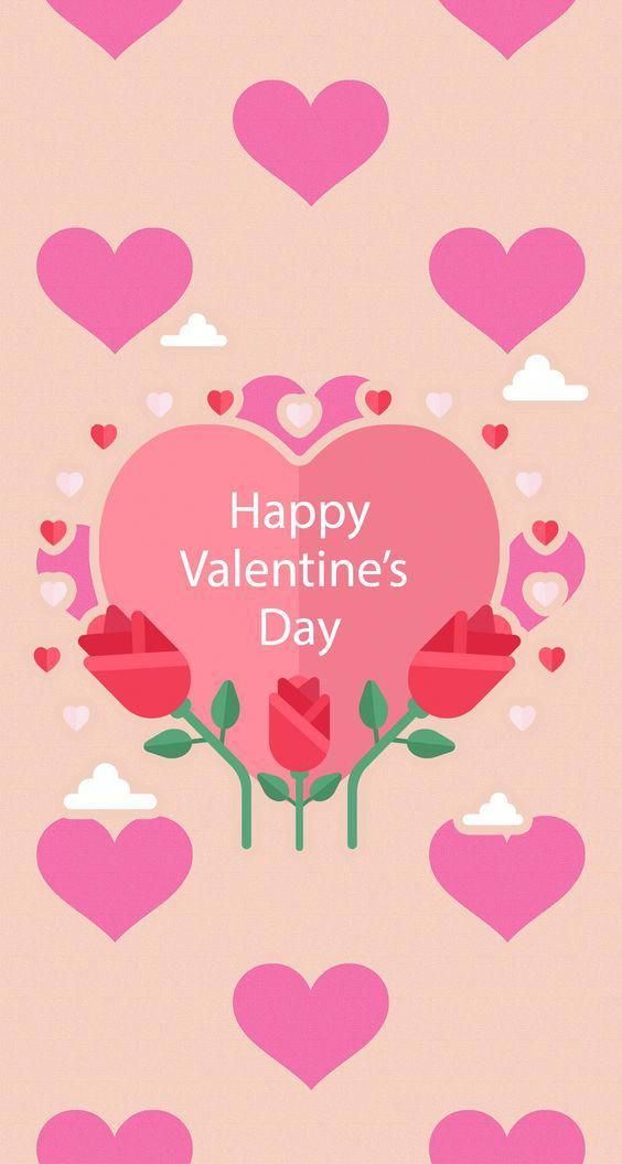 Cute Wallpaper Love Happy Valentines Day - HD Wallpaper 