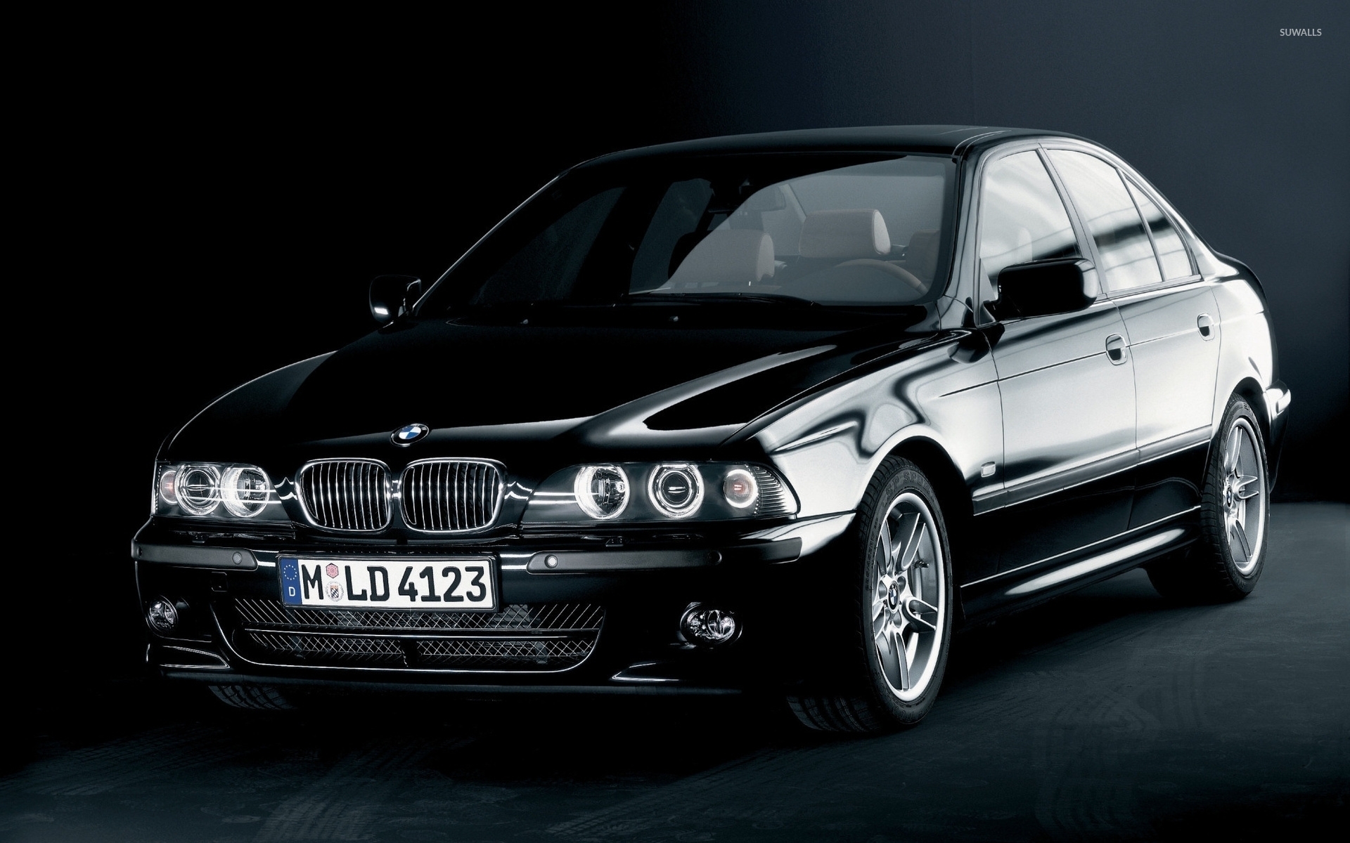 Bmw 5 Series E39 Black - HD Wallpaper 