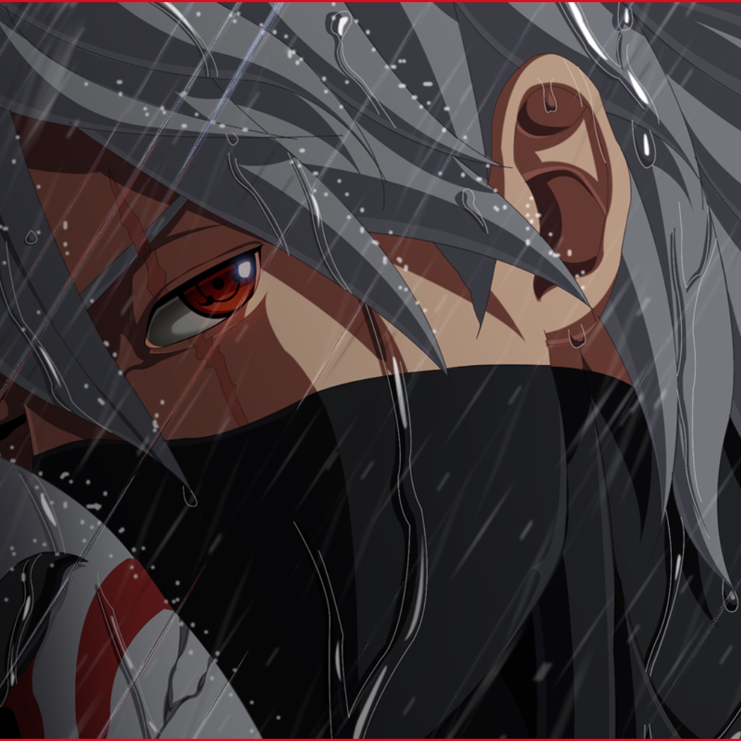 Kakashi In Rain - HD Wallpaper 