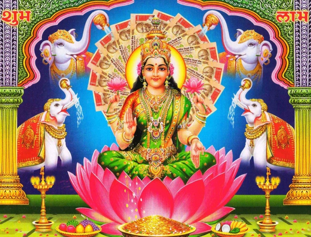 Lakshmi Devi Images Hd - HD Wallpaper 