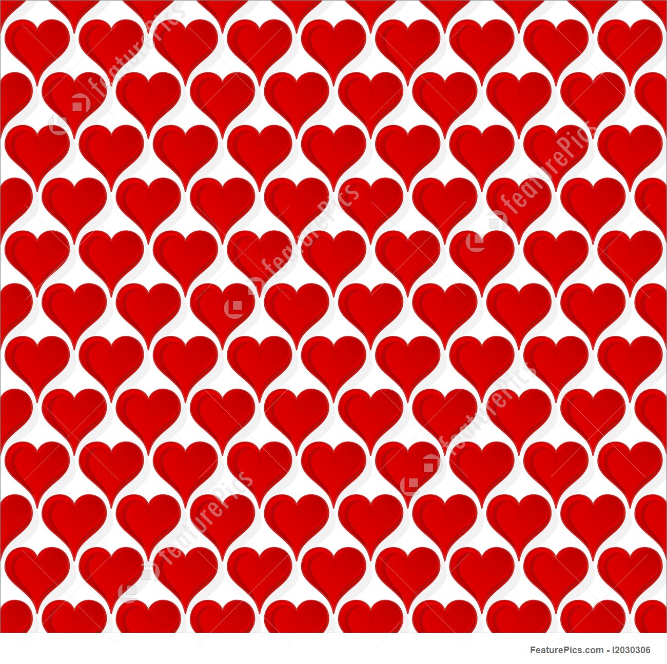 Vector Illustration Of A Seamless Wallpaper Full Of - Full Of Hearts - HD Wallpaper 