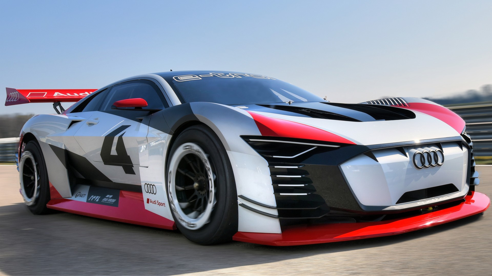 Audi E Tron Vision Gran Turismo 2018 Wallpaper - Audi Etron Vision Gran Turismo - HD Wallpaper 