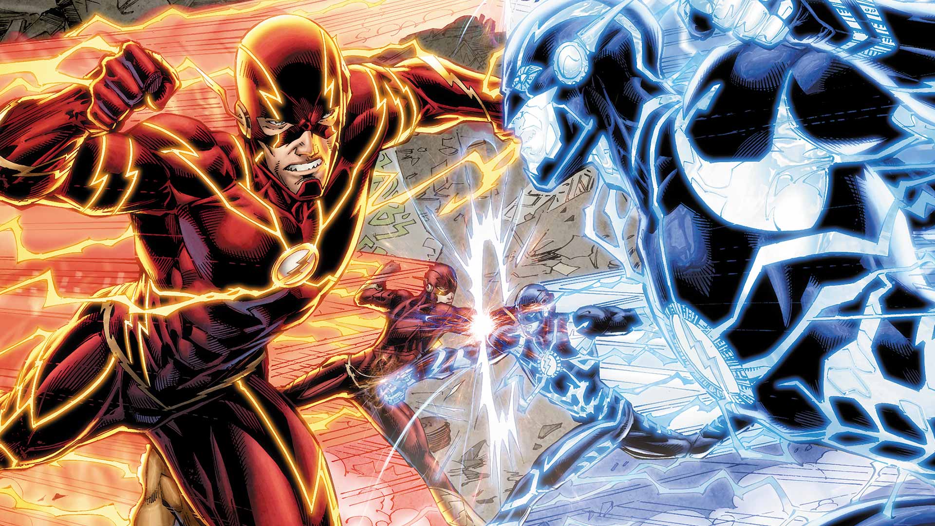 Special Effect Glows - Flash Vs Future Flash - HD Wallpaper 