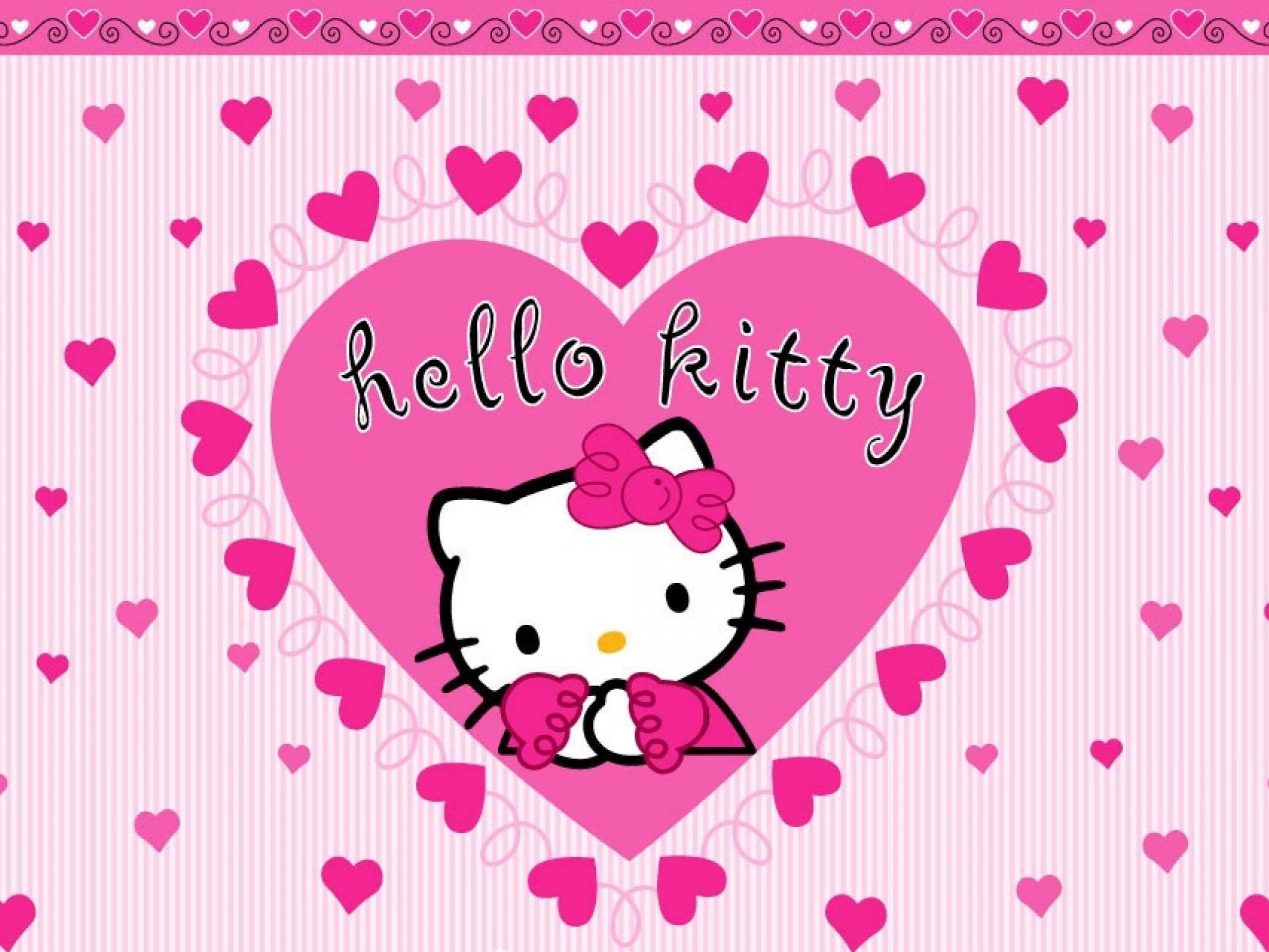 2560x1920, Download By Size - Pink Wallpaper Love Hello Kitty - HD Wallpaper 