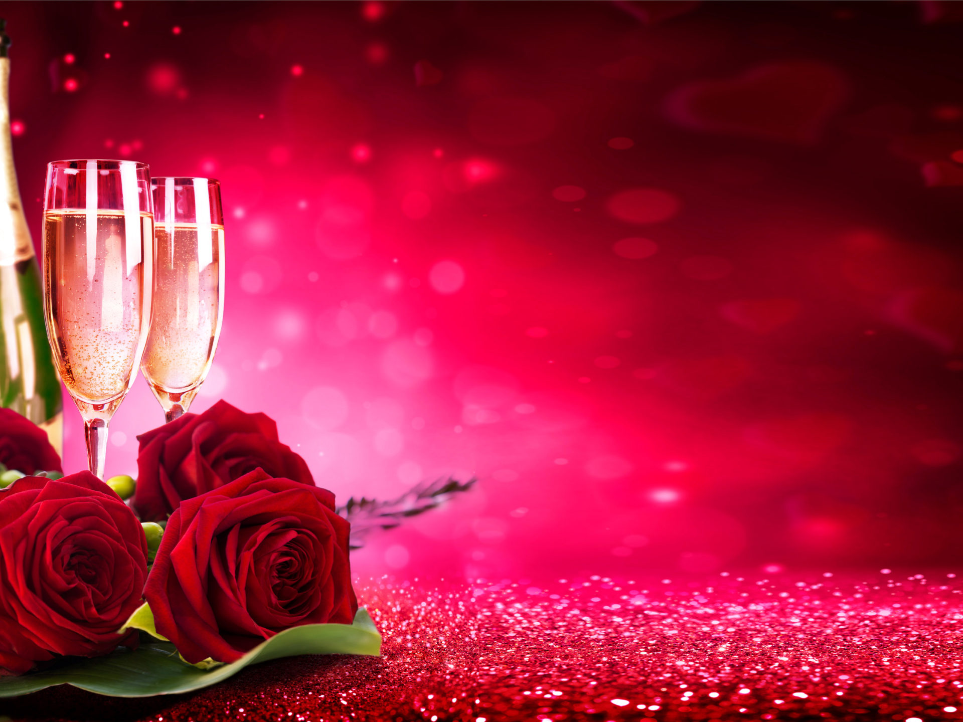 Roses And Champagne - HD Wallpaper 