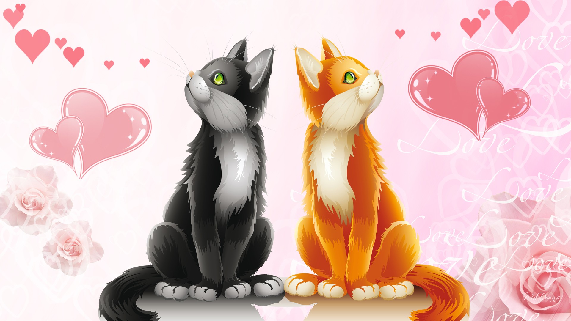 Valentines Day Cute Background - HD Wallpaper 