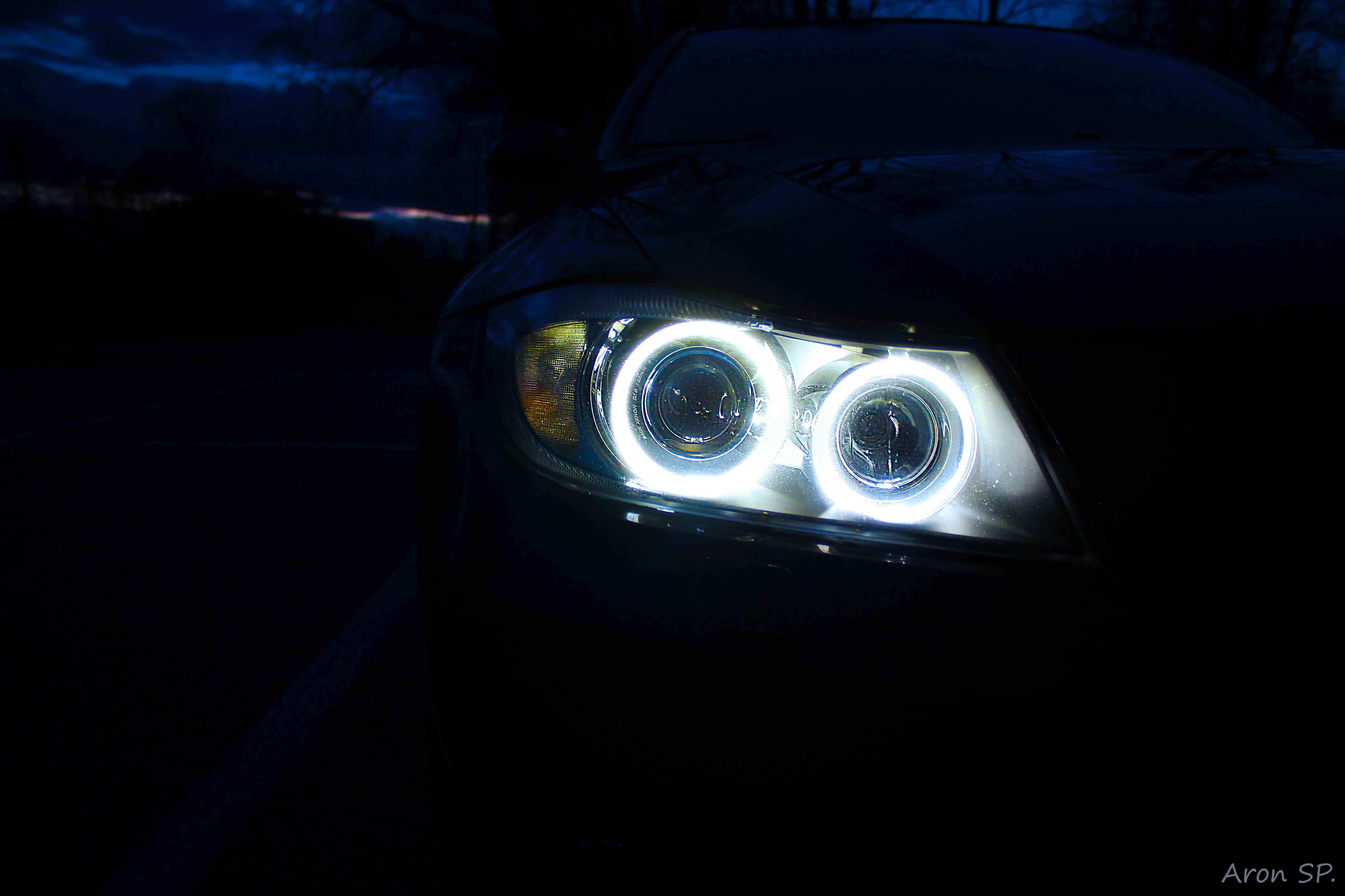 Bmw Angel Eyes Gif - HD Wallpaper 