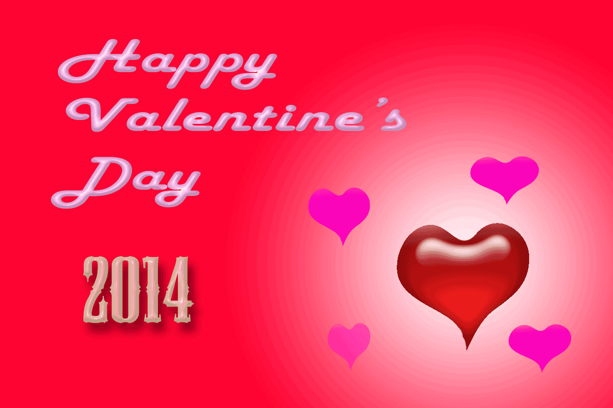 Happy Valentines Day 2014 Wallpaper - Deepika Name - HD Wallpaper 