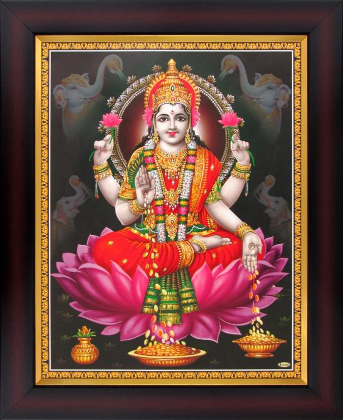 Goddess Lakshmi Live Wallpaper For Android Free Download - Good Morning Goddess Lakshmi - HD Wallpaper 