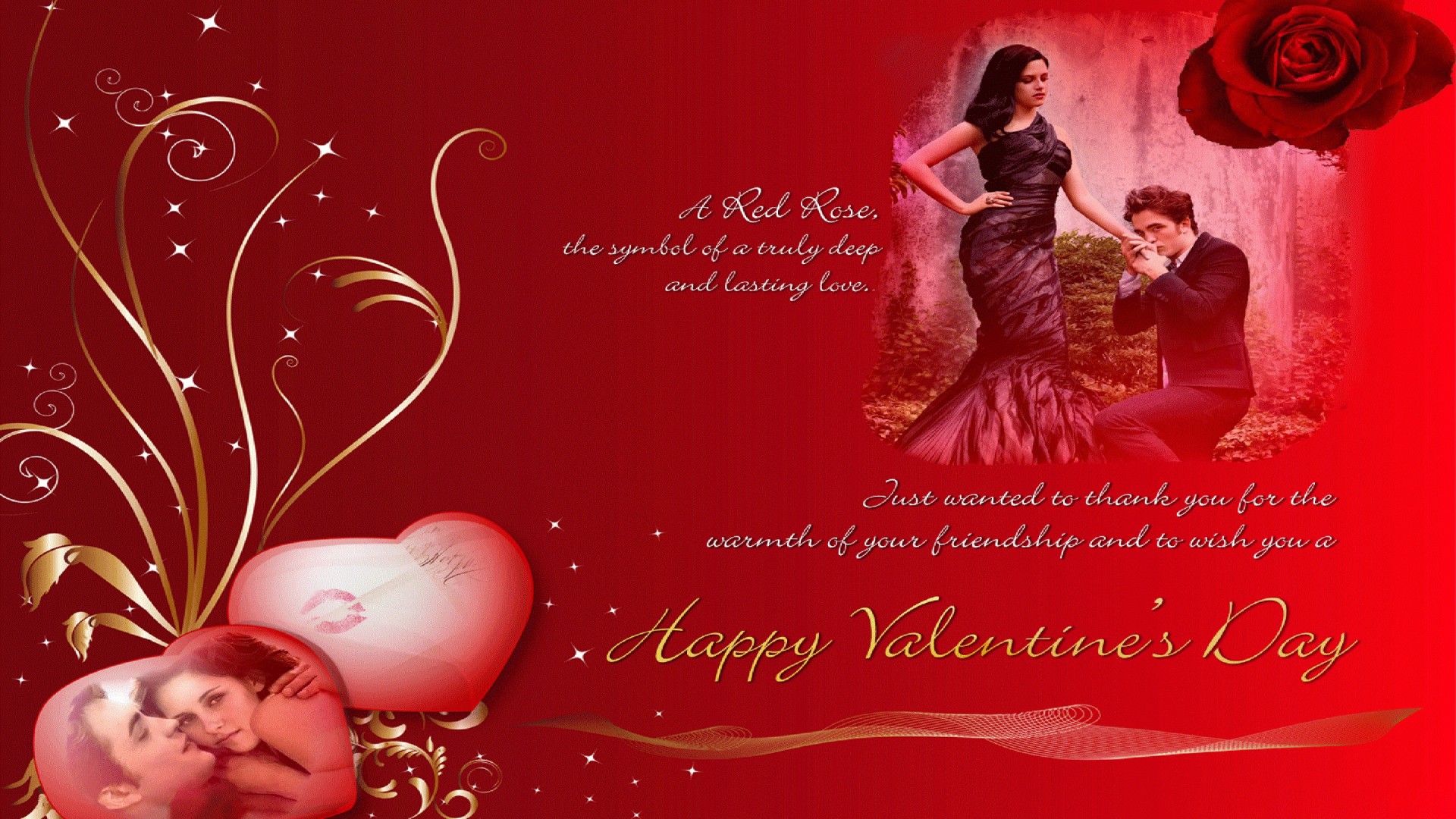 Cute Romantic Valentines Day - HD Wallpaper 