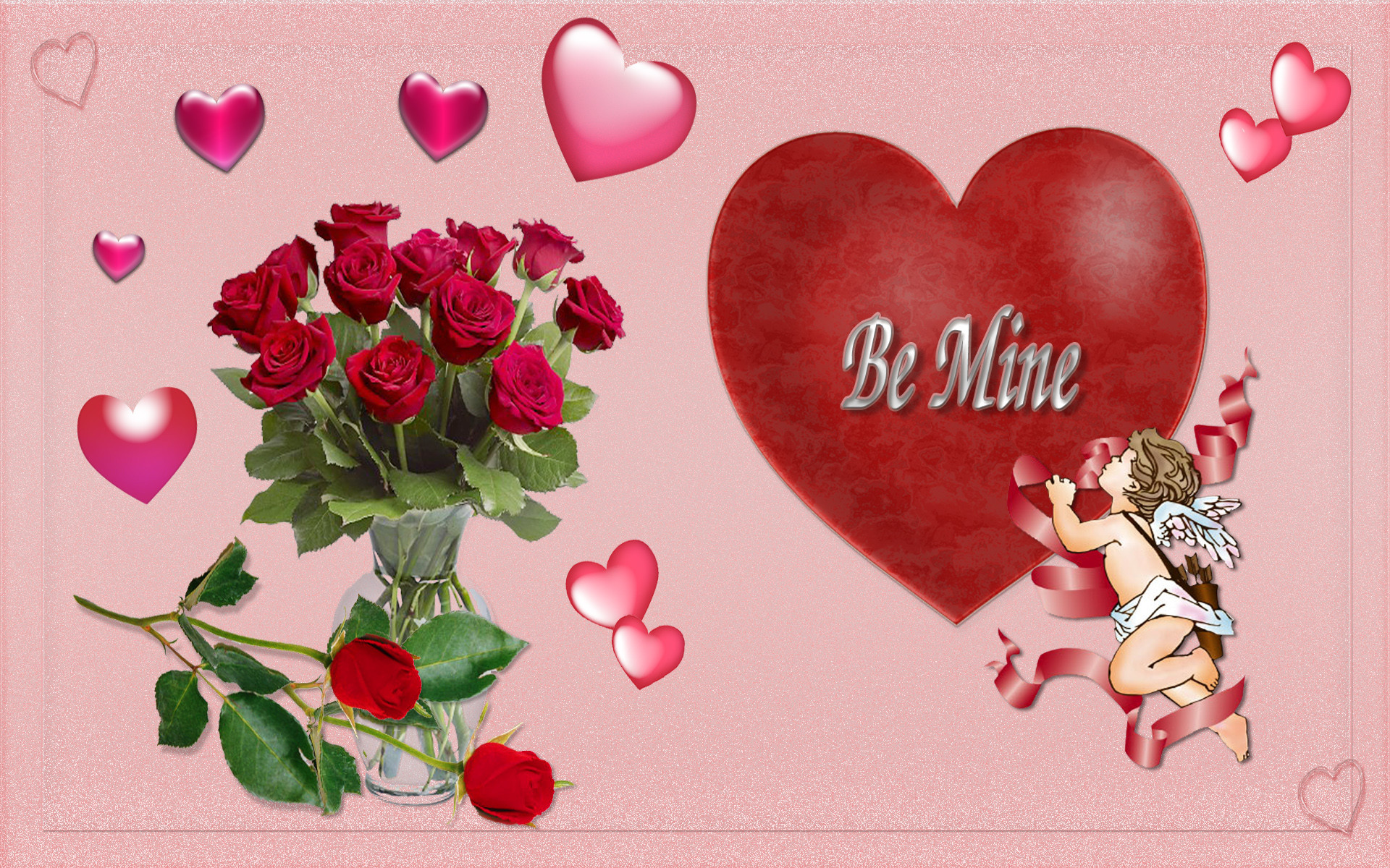 Valentine Screensavers Wallpaper - Mine Valentines Day - HD Wallpaper 