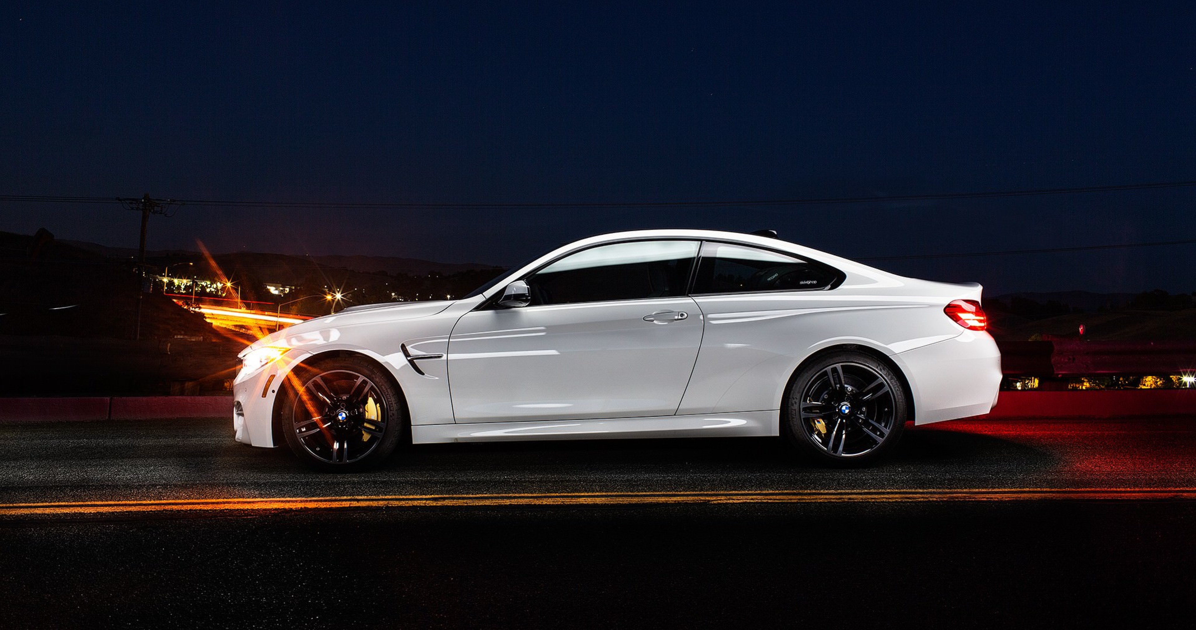 Bmw M4 White 4k - HD Wallpaper 