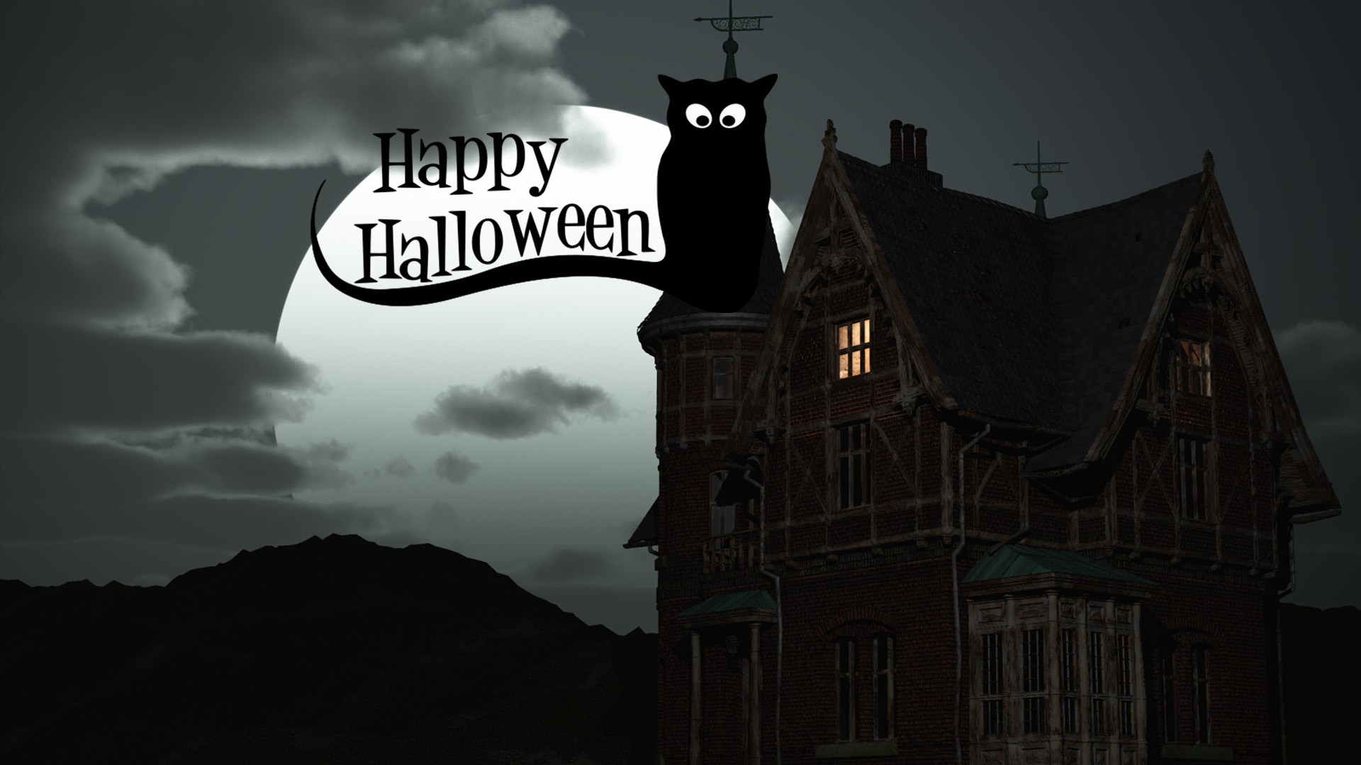 Happy Halloween Hd Desktop Wallpaper - Happy Halloween Hd - HD Wallpaper 