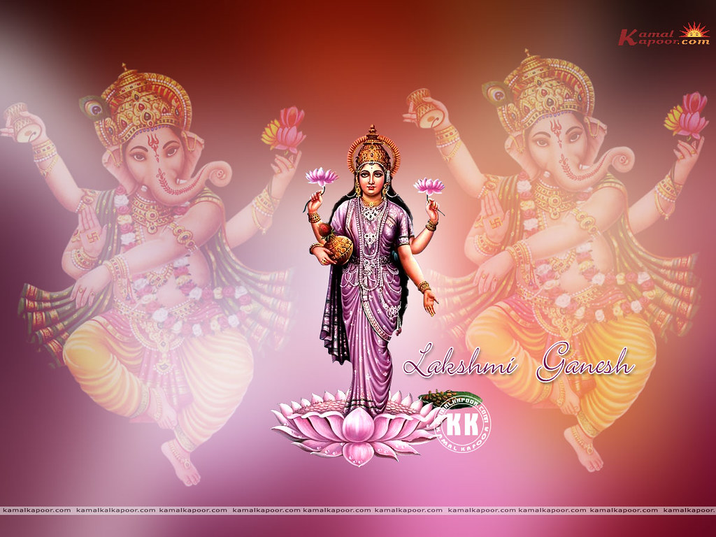 Lakshmi Ganesh Wallpaper Hd - 1024x768 Wallpaper 