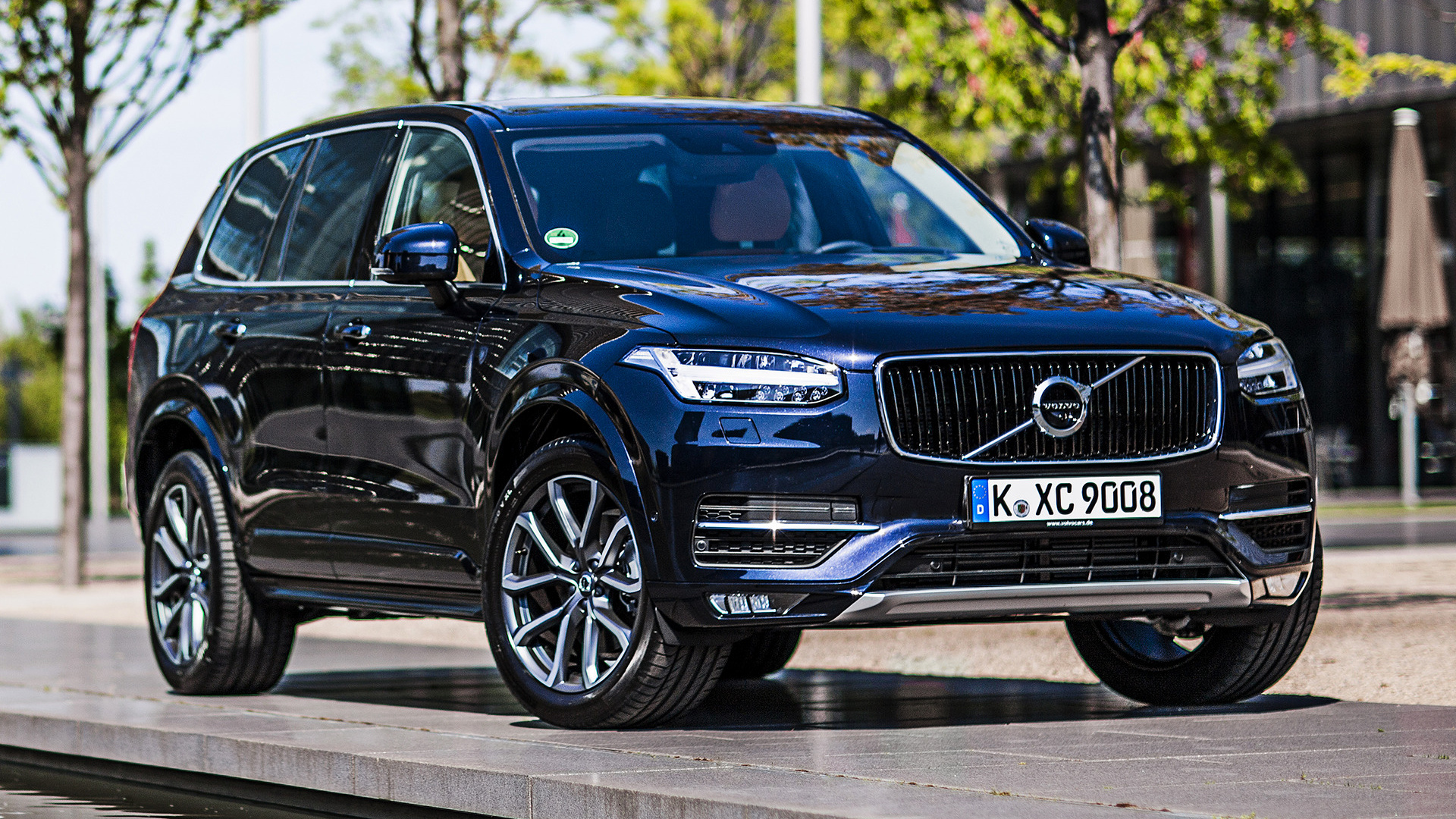 Volvo Xc90 Navy Blue - HD Wallpaper 