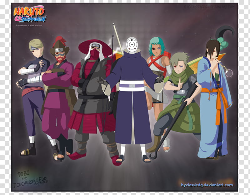 Tobi And Jinchuriki , Naruto Character Transparent - Obito With Edo Jinchuriki - HD Wallpaper 