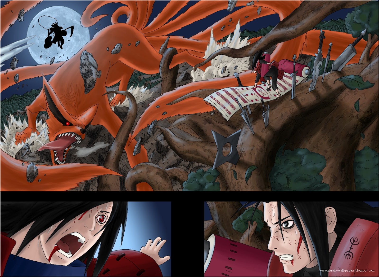 Duel Madara Vs Hashirama - HD Wallpaper 