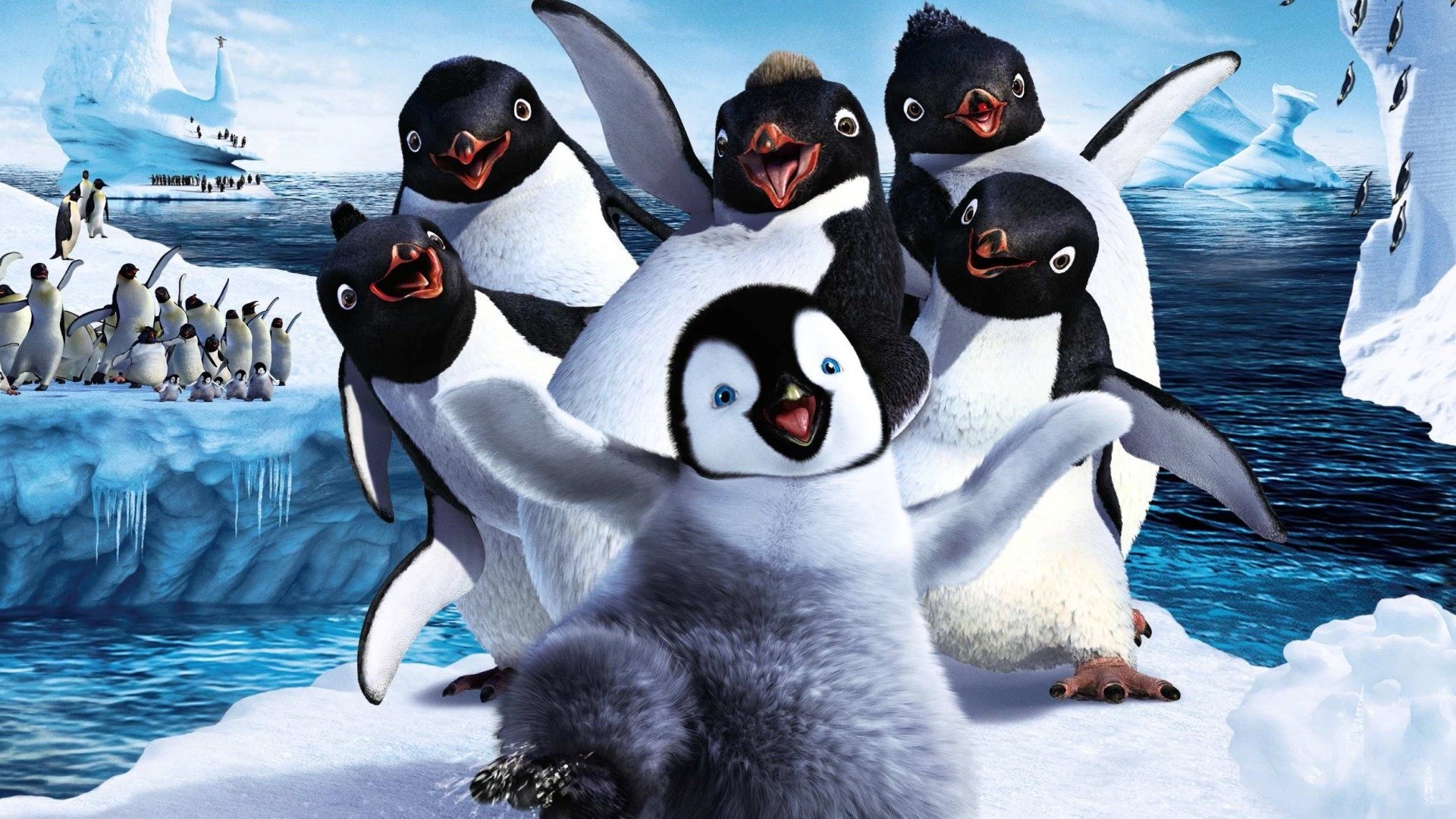 High Resolution Happy Feet Hd 1080p Wallpaper Id - Happy Feet - HD Wallpaper 