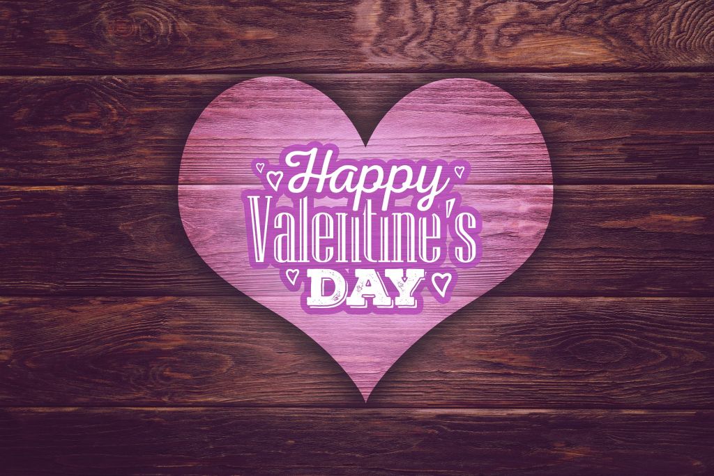 Happy Valentine Day Wallpaper Resolution - Heart - HD Wallpaper 