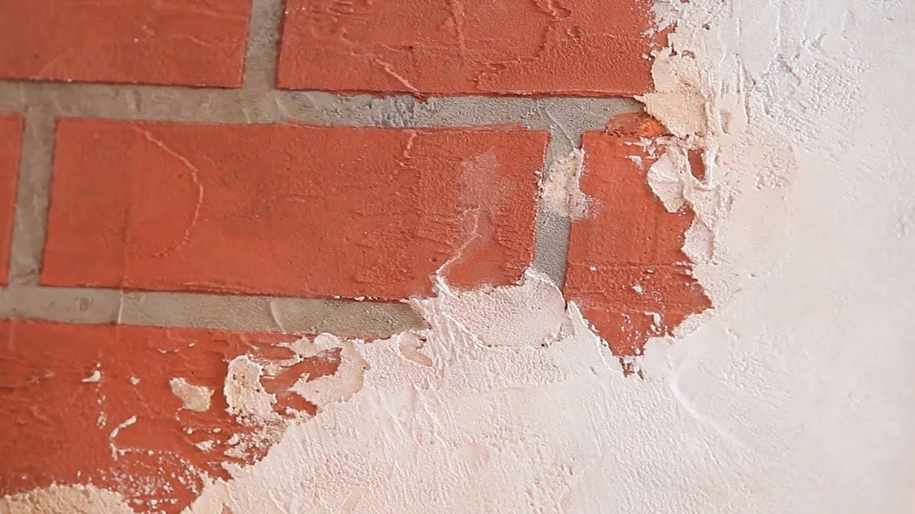 Textured Paint On Brick - HD Wallpaper 